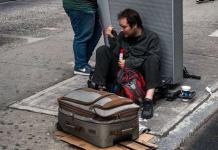 What American homeless people say (27 photos) Photos of drunken homeless people
