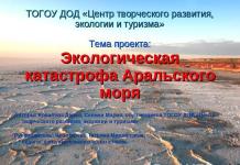 Catastrofa ecologică a Mării Aral