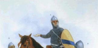Knights - the world of the Middle Ages German knight of the 11th century