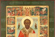 Sveti Nikolaj Čudotvorec: biografija, življenje, datumi praznikov, čudeži, relikvije svetnika