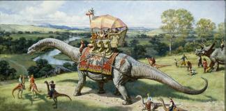Όλα όσα σας είπαν για τους δεινόσαυρους δεν ήταν αληθινά Δεινόσαυροι και οι άνθρωποι είναι ζωή ταυτόχρονα